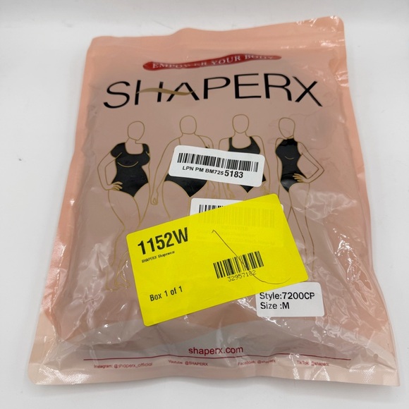 SHAPERX Shapewear Tummy Control Fajas Colombianas Body Shaper Zipper - Picture 7 of 8